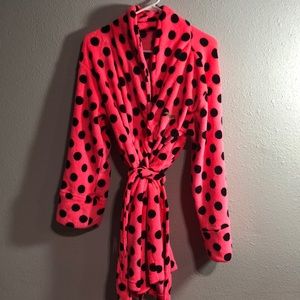 Pink brand robe